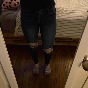 American eagle high waisted skinny jeans size 0